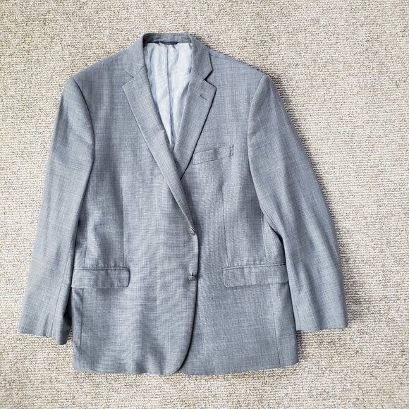 Brooks Brothers Explorer Gray Regent Fit Blazer 48R Golden Fleece Buttons - Picture 3 of 12